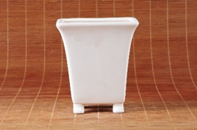 Cachepot Retangular com 4 Pés de Leão